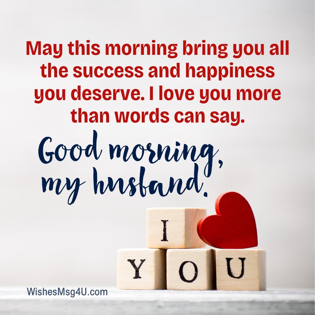 170+ Awesome Good Morning Husband Wishes And Messages