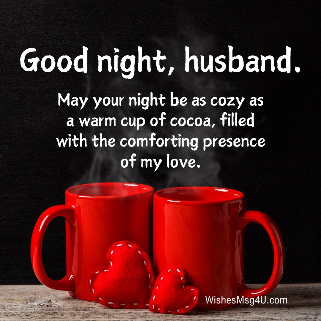 205+ Awesome Good Night Husband Wishes And Messages